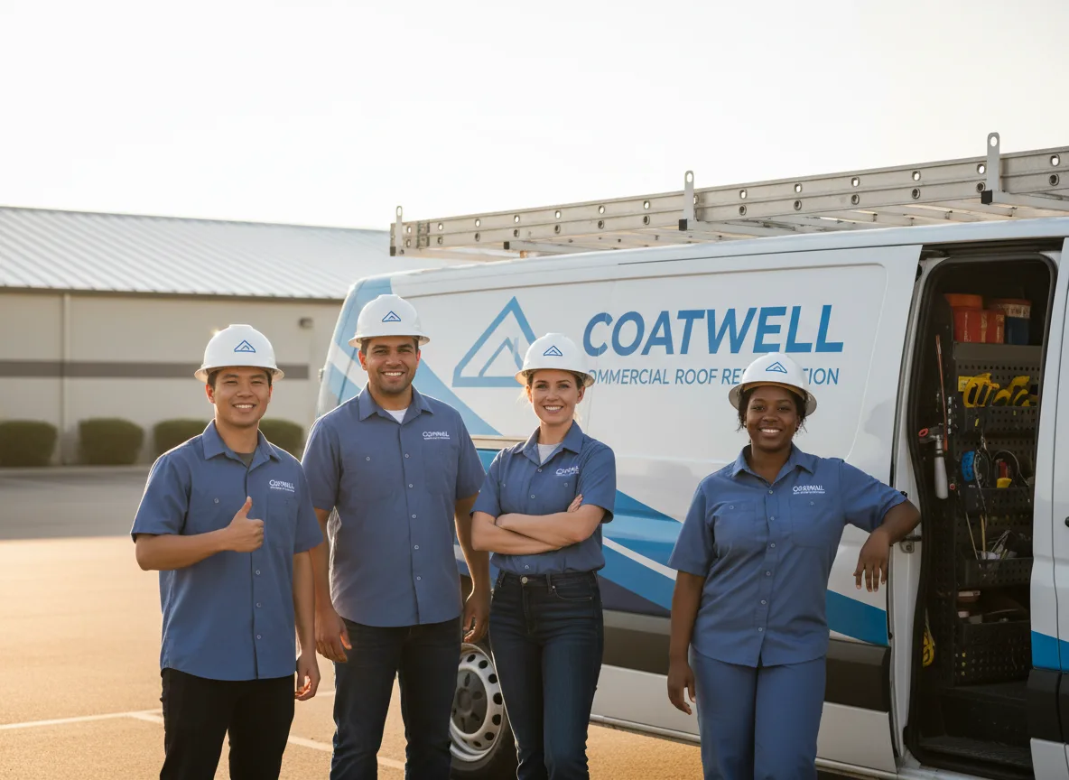 Commercial roof coating company in Frederic, WI